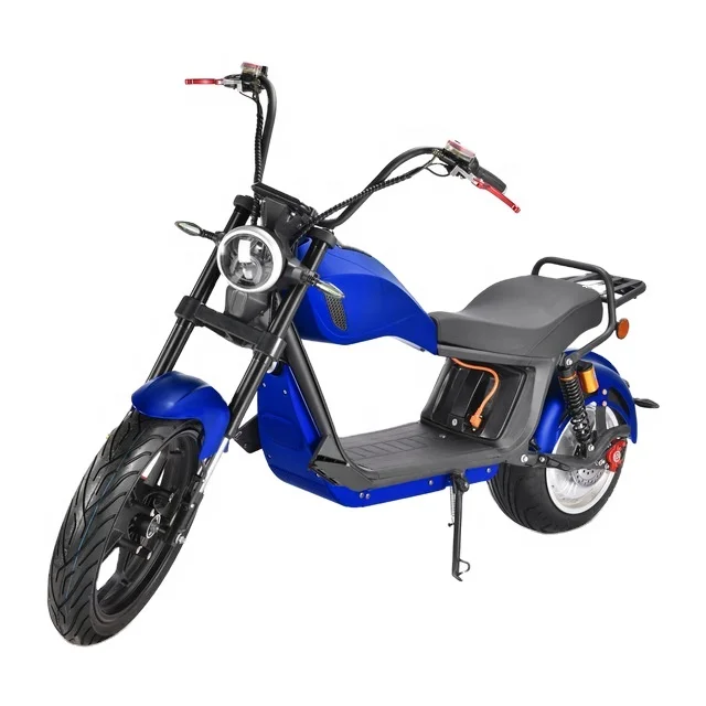 

Moped Motorcycle Electric Citycoco Scooter With Detachable Battery Motec Lowboy 2021 New 2000W Big Seat For 2 Adults, Can customize