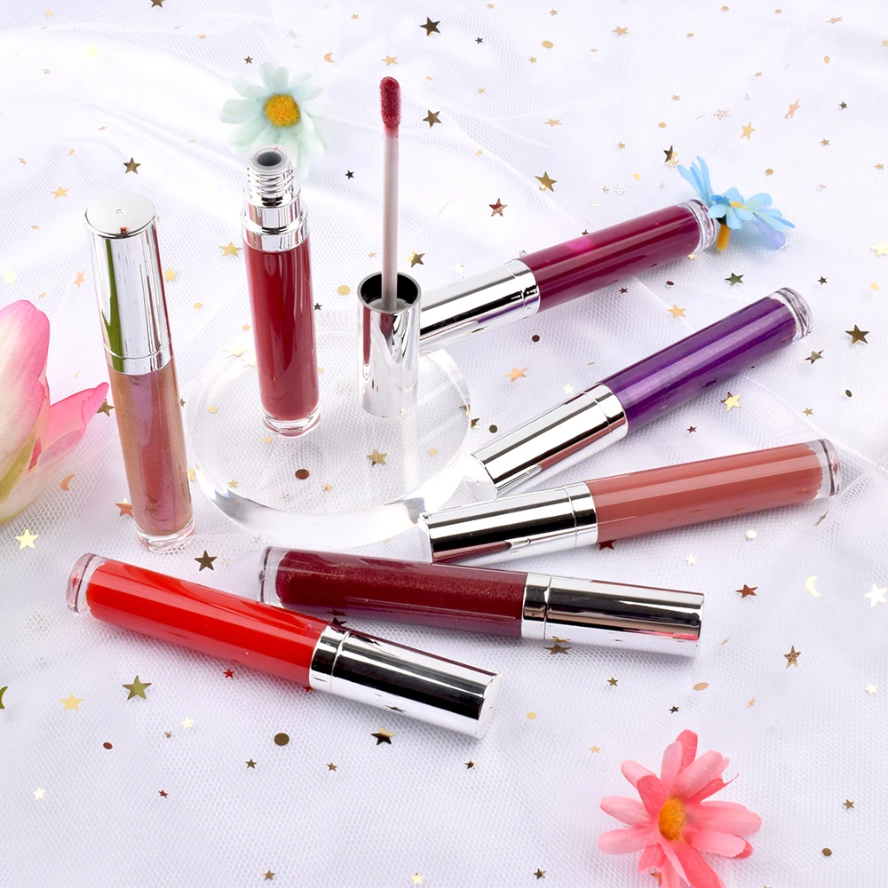 

Private Label Lip Gloss Waterproof Long Lasting Cruelty Free Liquid vendor Lipstick, 26 colors