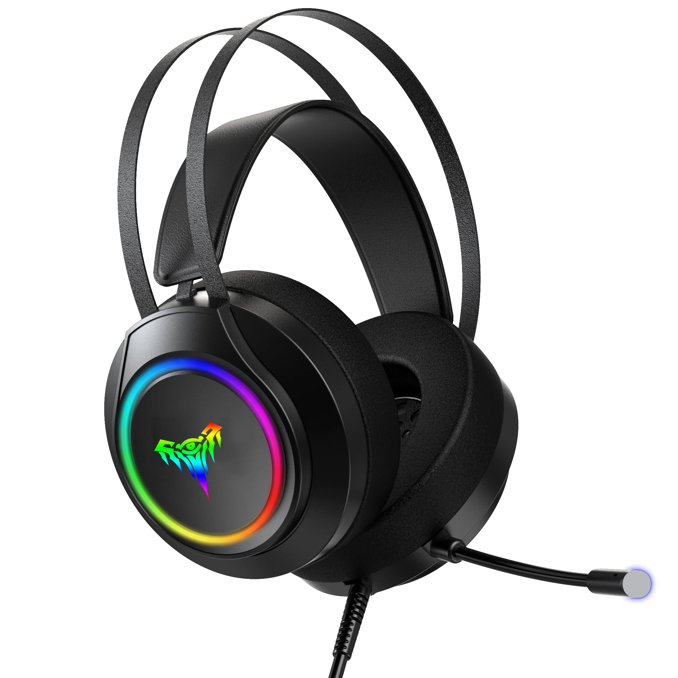 

SUTAI new V1L gaming headset RGB lights headset gaming 7.1 cheap headphone for ps4 USB plug gaming headphone with mic in stock