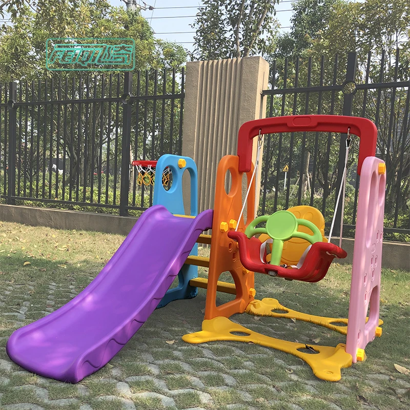 

Feiqitoy ABC kids slide swing, Color/pink/green