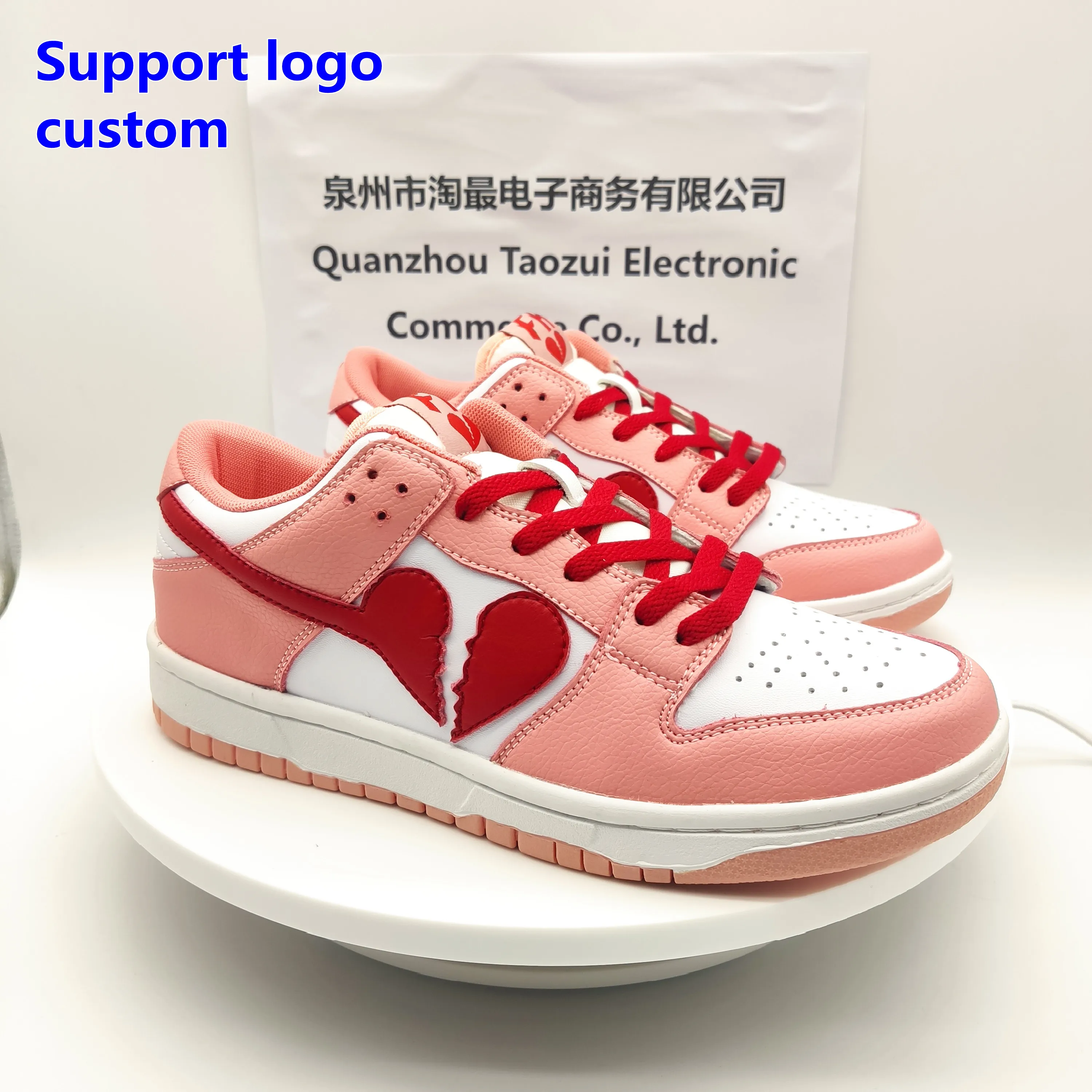 

2022 designer custom wholesale manufacturer high quality leather custom sbdunk women's basketball shoes, White