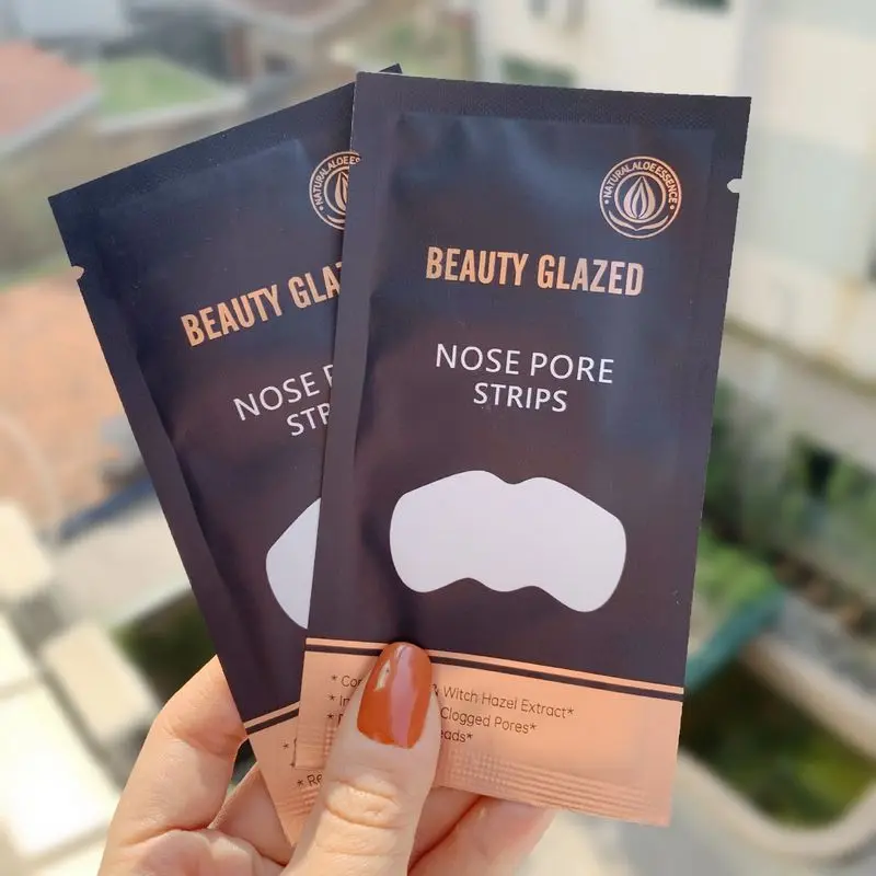 

Beauty Glazed Strips From Black Dots Blackhead Nose Mask Remove Blackhead Acne Remover Clear Black Head Nose Strips