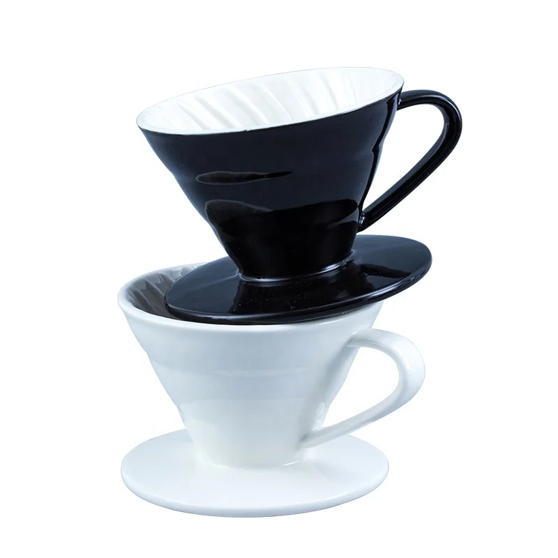

Ceramic Slow Brewing Accessories V60 Pour Over Coffee Maker for Hand Drip Coffee