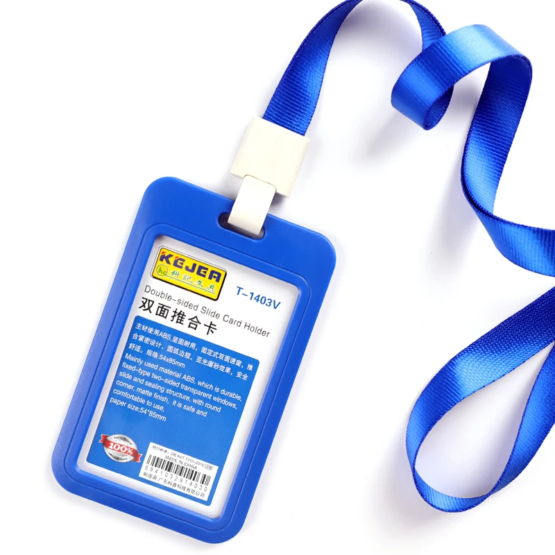 

KEJEA High Quality ID card holder cheap Business Card Holder For Stuff acceptable OEM
