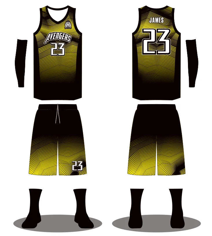 

Latest Design Sublimation Basketball Jerseys Custom Shorts And Tops Basketball Uniform Design For Team Wear, Customized color