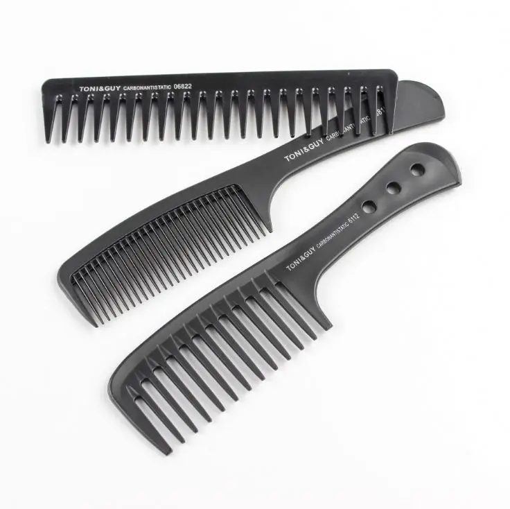 

Carbon Cutting Wide Tooth Kevin Murphy Folding Steel Combs Texture Comb, Natural color