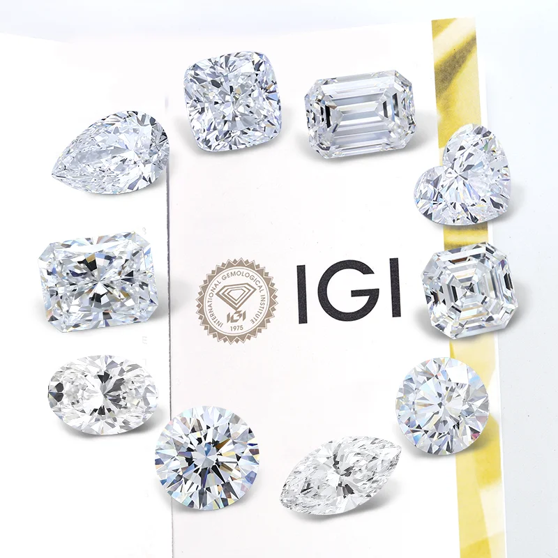 

Starsgem GIA IGI Certificate 1.0CT VVS1 VVS2 gemstone Round Fancy Shape HPHT CVD loose lab grown diamond