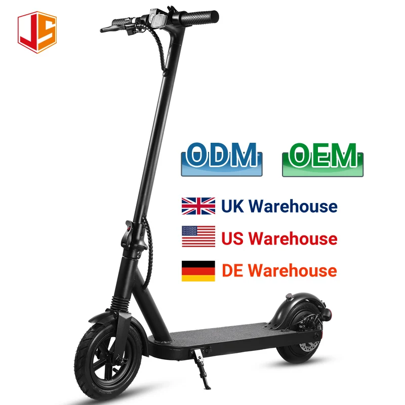 

European Warehouse Foldable Adult Self-balancing High-power Off Road Kick E Electric Scooters with Disc Brake, Black,white