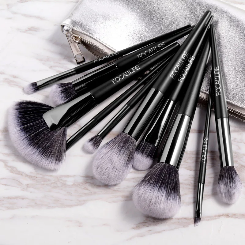 

HZM Factory Wholesale Big Powder Brush luxury vegan makeup brush set, Customized