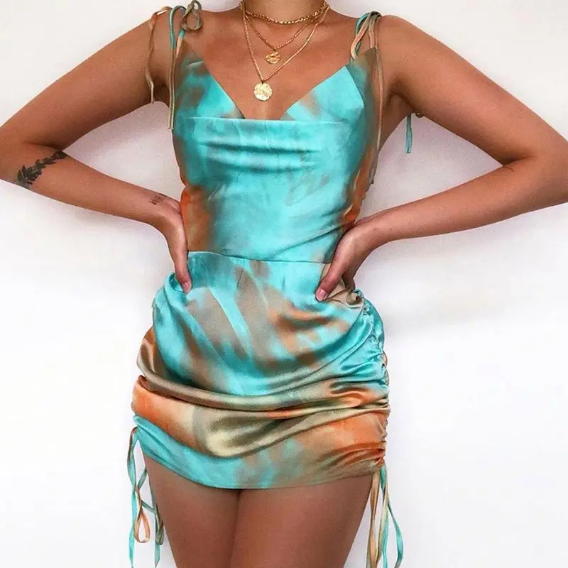 

Fashion Suspender Dress 2020 Summer Sexy Women's Backless Short Skirt .