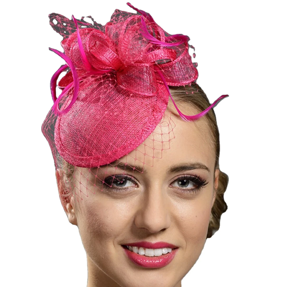 

Premium Fascinators Elegant Flower Feather Wedding Hat Fashion Headband Tea Party Hairband for Ladies