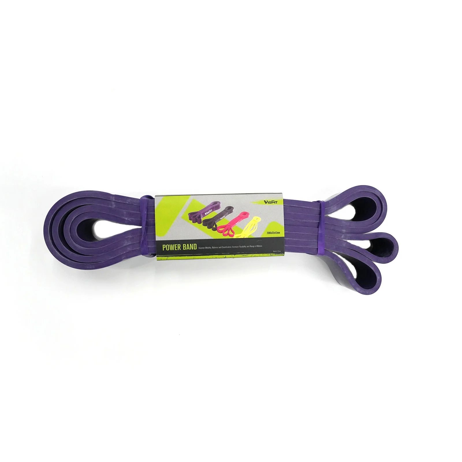 50-75Lbs Purple Latex Power Band Loop Workout Pull up Assist Exercise Fitness Resistance Band