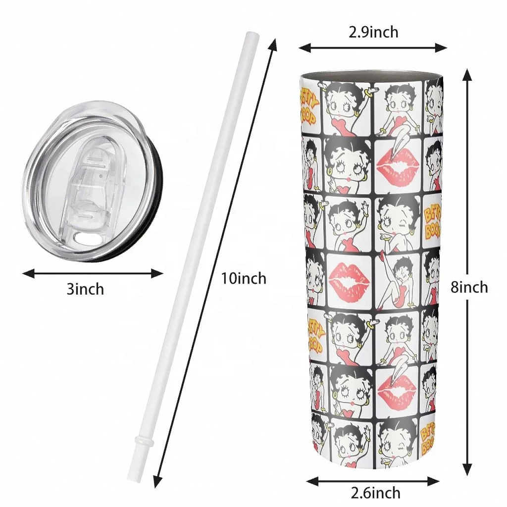 

2021 Coffee Car Cup Betty Boop Sublimation Cups