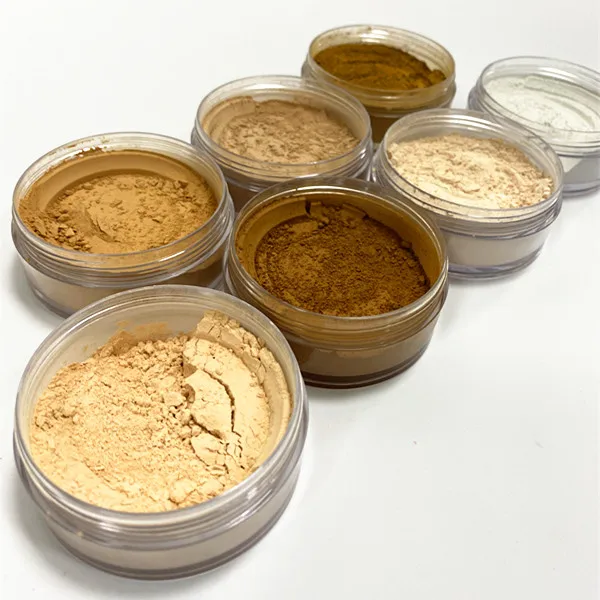 

Private Label Face Makeup Loose Powder Custom Logo 8 Colors Matte Foundation Oil control setting Loose Powder