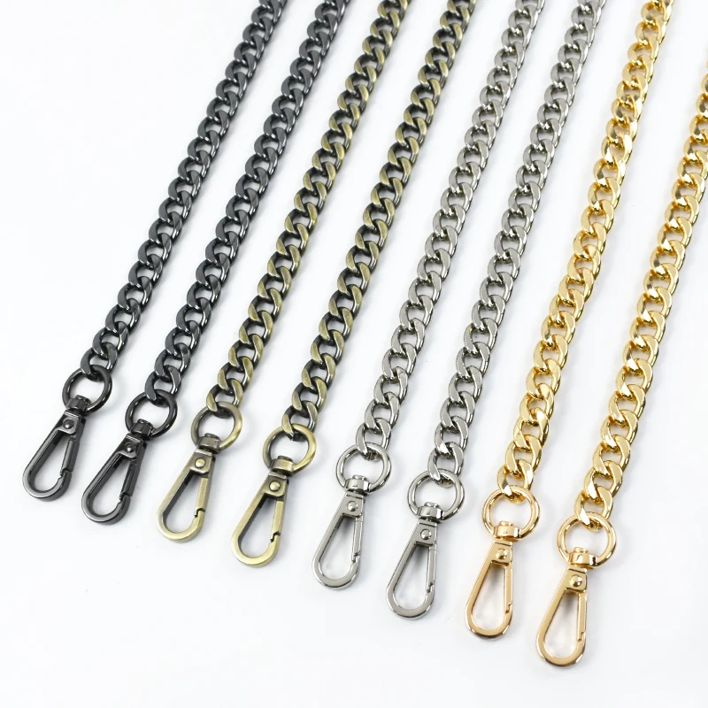 

MeeTee B-C173 9.5mm Wide Flat Chain Metal Alloy Handbag Accessories for Bag Chains