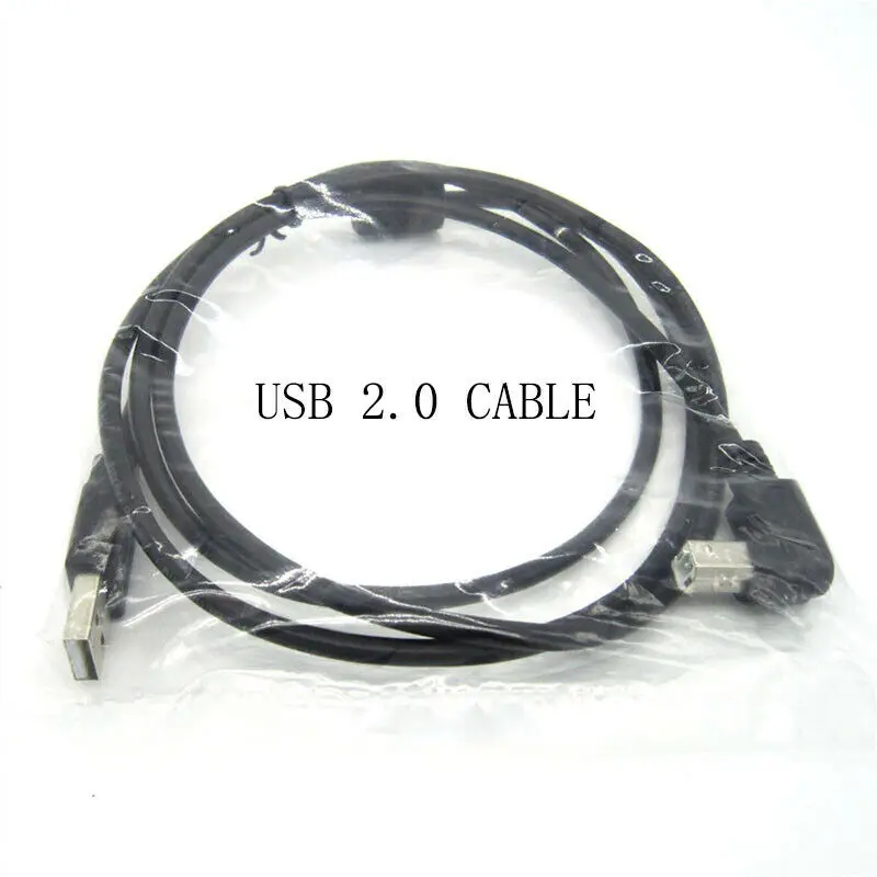 

0.3m USB 2.0 A Male to USB B Male 90 Degree Right Angle Printer Scanner Cable