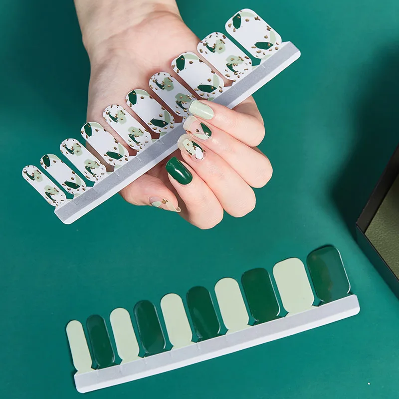 

Eco-friendly and safety self adhesive DIY summer design 100% nail polish strips, nail art wraps, nail stickers