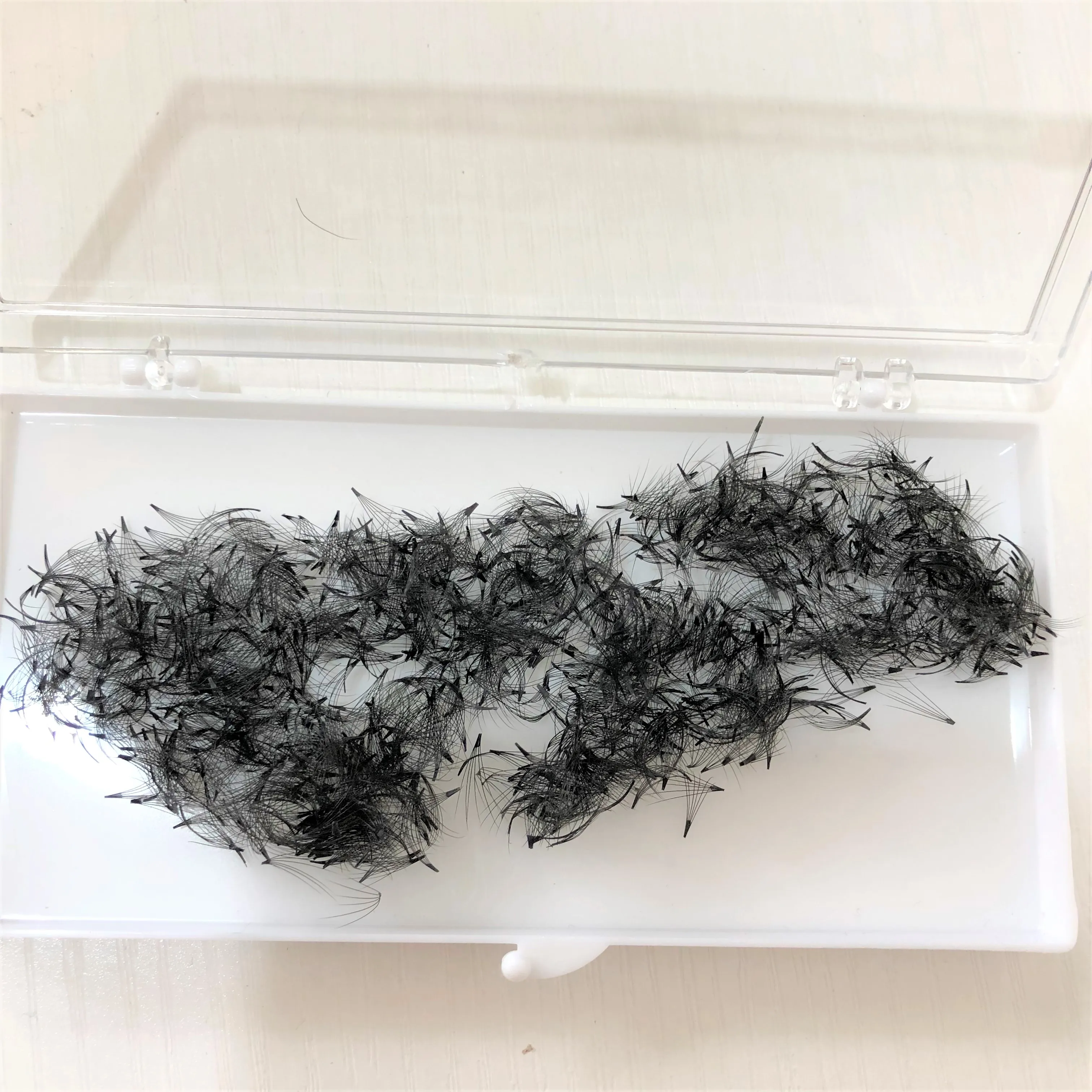 

Volume bulk lashes Pre made Fan Extensions bulk loose premade volume fans 3D 6D 8D 0.07 C, Black color