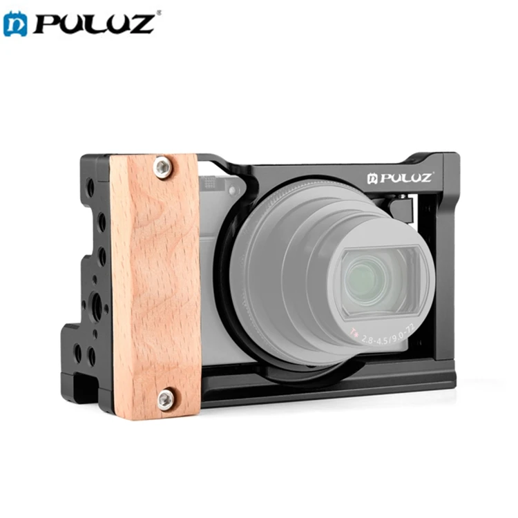 

Factory Price Puluz Camera Accessories Video Camera Cage Stabilizer Mount For Sony RX100 VI / VII, Grey