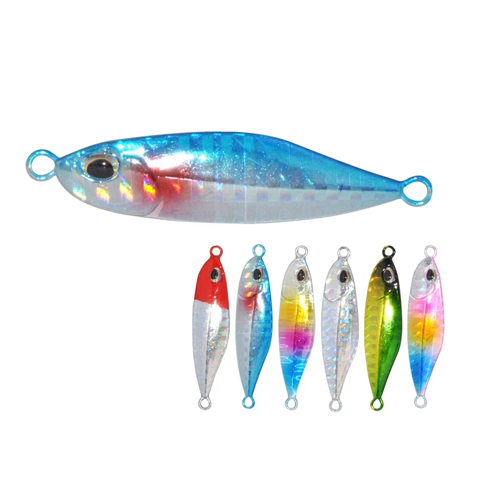 

Flat fish lure Lead Fish Fishing Lure 20g 30g 40g 60g 80g Hot Selling Lead Jig Sea Slow Pitch Metal Jig Lure, 6colors