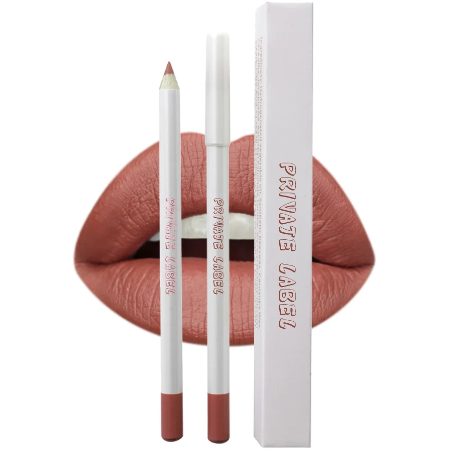 

free logo printing 21 Color Multi-Functional Lip Liner / Eyebrow Pencil / Eyeliner Private Label Customize Packaging