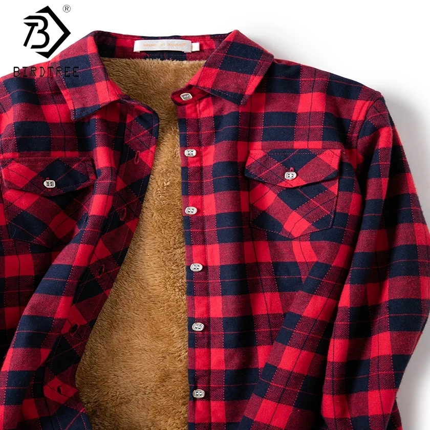 

2021 Velvet Thick Warm Women Plaid Shirt Female Long Sleeve Tops M-XXL Winter Fleece Casual Check Blouse Autumn Clothes T16408Y