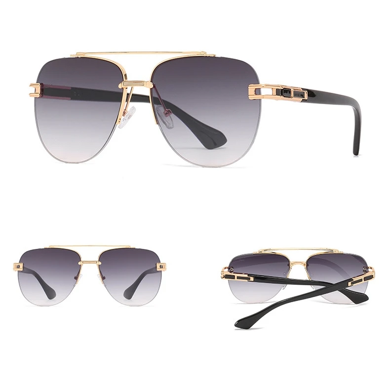 

DLL06k DL Glasses brand designer women aviation retro sunglasses 2021 summer fashion oversized sun glasses black pilot shades, Picture colors