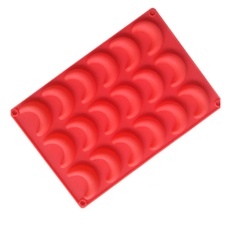 

18 Cavity DIY Silicone Banana Chocolate Mold Custom Candy Mold Moon Ice Cube Tray Baking Tools Cake Mold