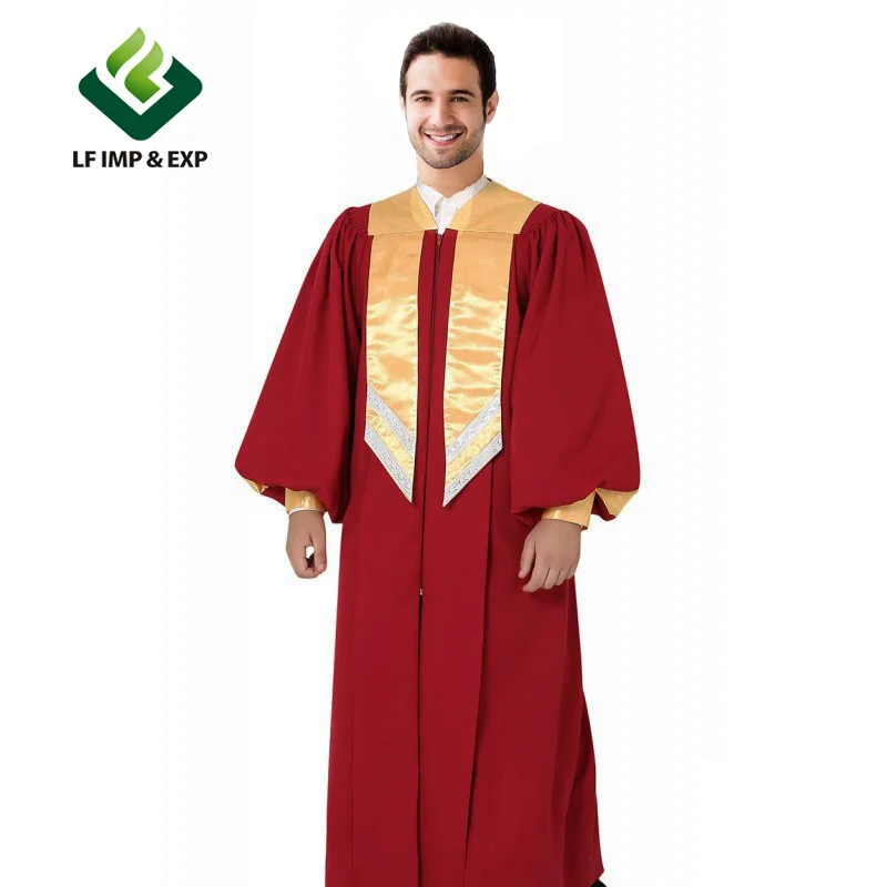 Wholesale luxury Choir robe church costumes& choir gowns