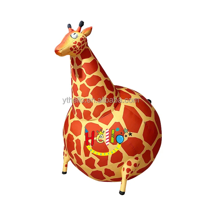 

Factory custom inflatable animals parade performance 10ft giant personalized inflatable fat giraffe