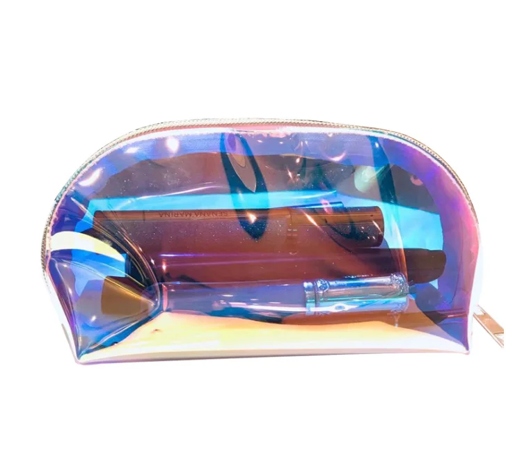 

Lovely girl laser magic PVC makeup bag waterproof cosmetic bag