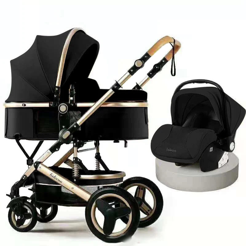 

wholesale good quality 3 in 1 pram baby stroller/ baby carriage for sale include Baby stroller basket, Blue,pink,gray,camel,black,green