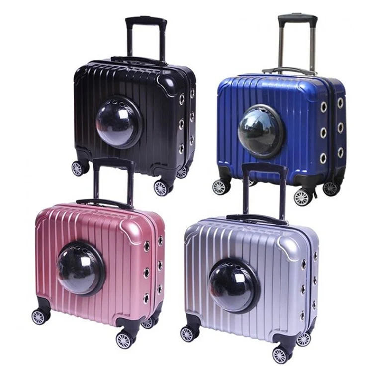 

Pets go out convenient space trolley case 16 inch breathable pet trolley case pet bag customization