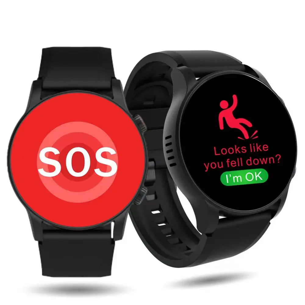 

NL08S GPS Smartwatch for elderly with SOS Voice Button 4G SIM Card Anti-fall GPS Watch Elderly Diabetes Laser Therapy Watch