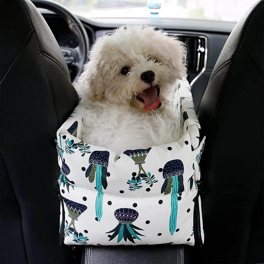 

Wholesale Water-Proof Quality Safe Safety Tethers Small Dog Car Seat ON Car Armrest Pet Booster Seat