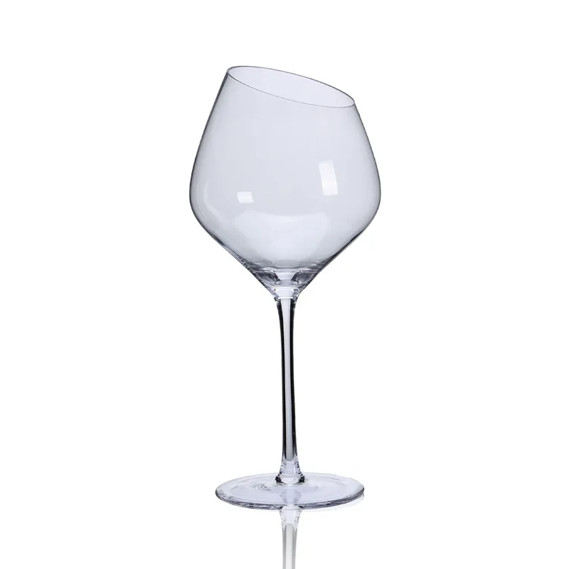 

Unique Design Hand Blown Lead Free Crystal Glass Wine Goblet