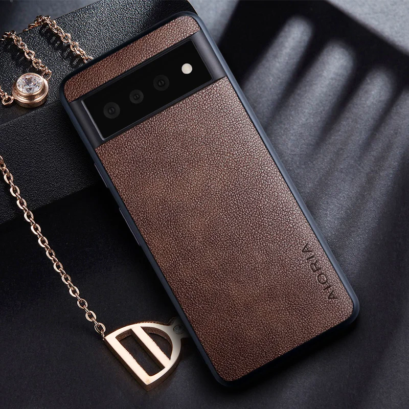 

Hard PC with Soft TPU and Leather Skin 3in1 material High Grade PU leather Case for Google Pixel 6 Pro 6A 4 5 5A 4A 5G 4 XL