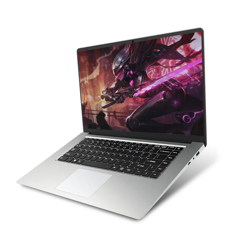 

2021 China Factory 15.6'' Slim Laptop Intel Celeron J4115 Quad Core 12GB RAM 256GB SSD Windows 10 Ultrabook, Silver