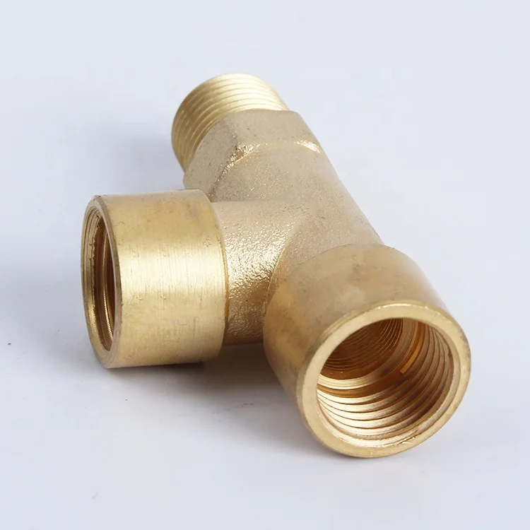 
Good quality Equal three way tee brass fitting 