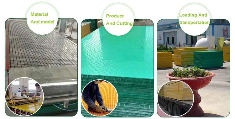 4x8 Frp Sheets Concave Surface Frp Grating Frp Industrial Grating ...