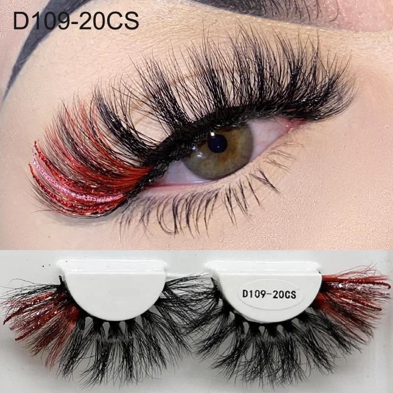 

New cilios full strip glitter faux mink eyelash lashes pestanas postizas