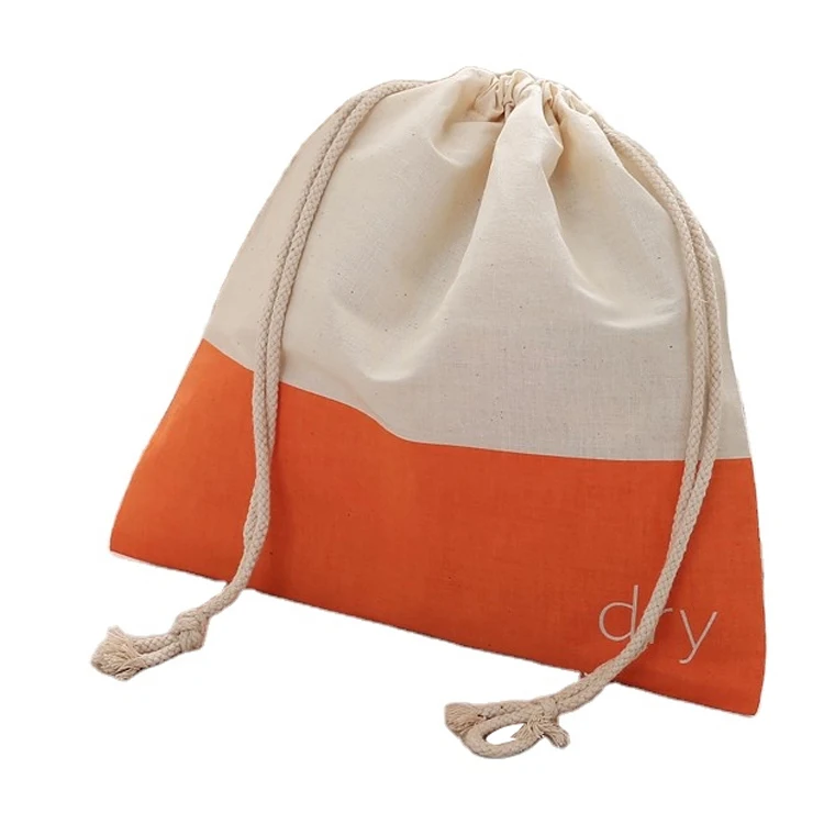 

Canvas Gift Bag Jewelry Pouch Drawstring Cotton Shoe With Logo Print Custom Makeup Packaging Christmas Dust Beach Bag Wholesale