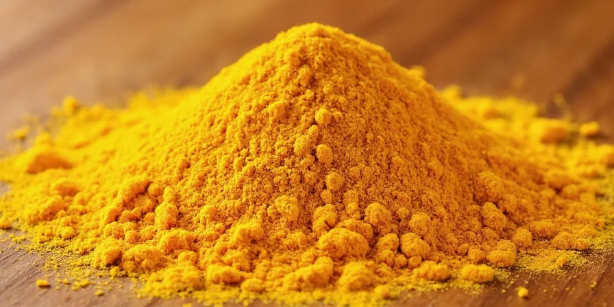 A beautiful display of turmeric in a boutique spice shop