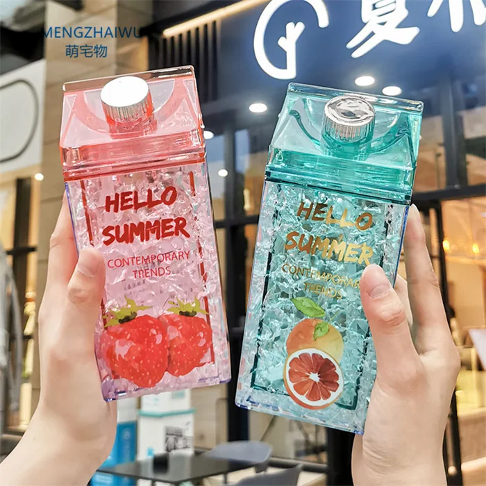 

New households home products 2020 bottles for drinks plastic Double thickening summer cold juice ice cream water cup