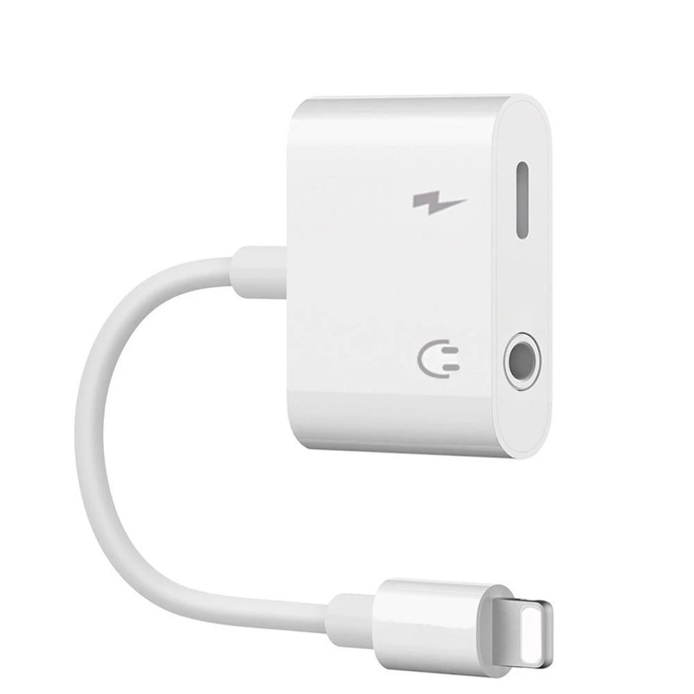 mm splitter for iphone 11 2-in-1 Aux Cable Adapter Splitter Tough Material Fast Charging Audio  Cable for iPhone 11 12 13 Computer for iOS Game Play