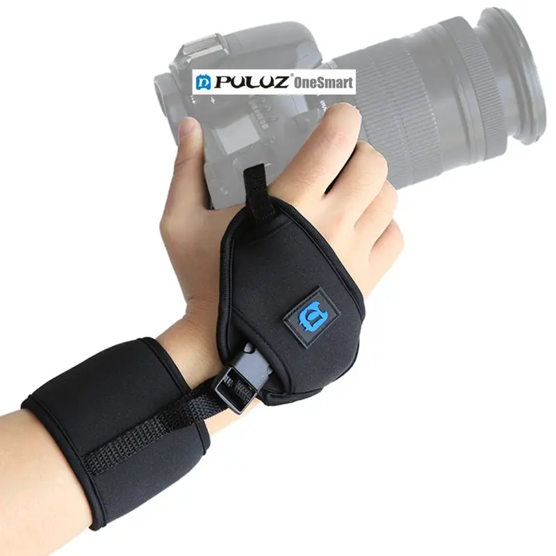 

Custom PULUZ Soft Neoprene Detachable Quick Release Hand Grip Wrist Strap for SLR DSLR Cameras