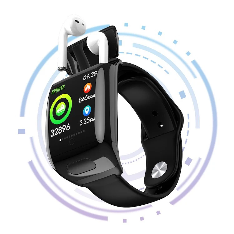 

Answer Call Music Control 2 in 1 G36 Smart Watch With Earbuds Sports Earphone Watch Smart Bracelet SPO2