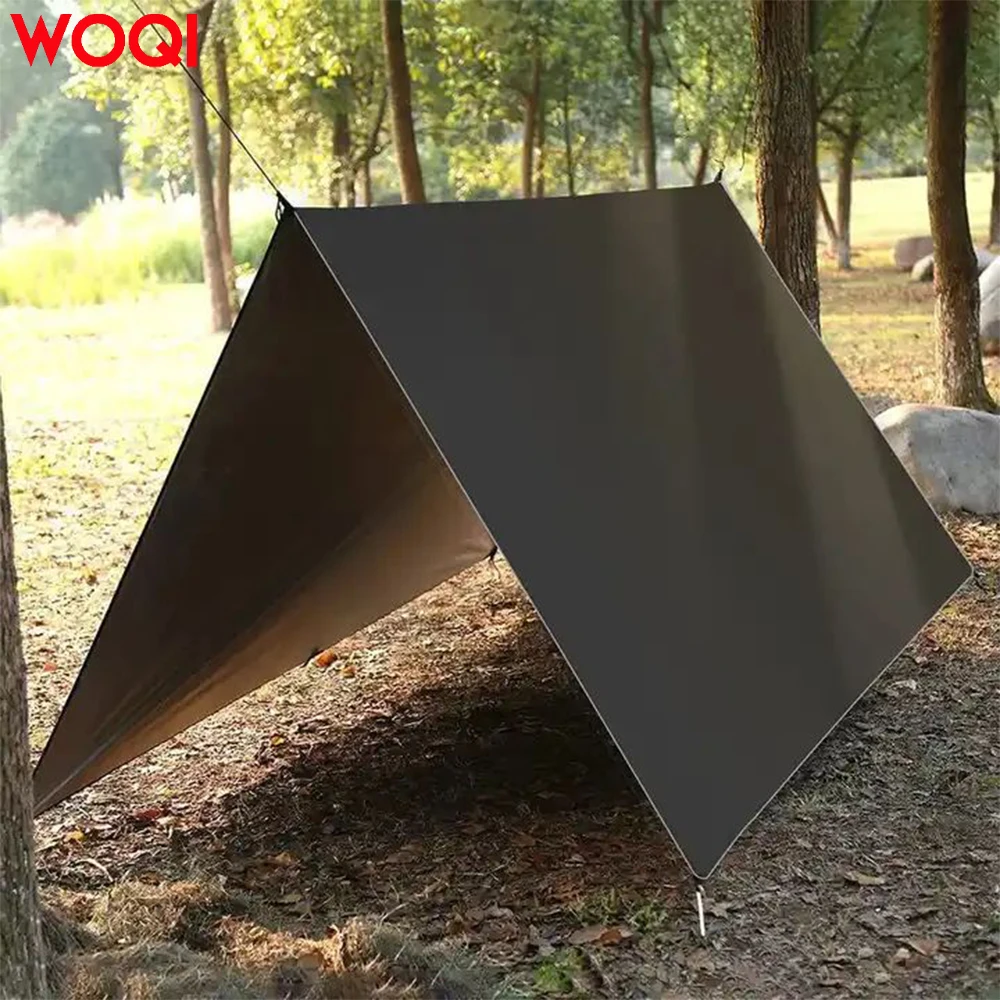 Woqi Hiking Hammock Rainfly Camping Tarp Light Waterproof Tent Shelter Canopy Outdoor Camp