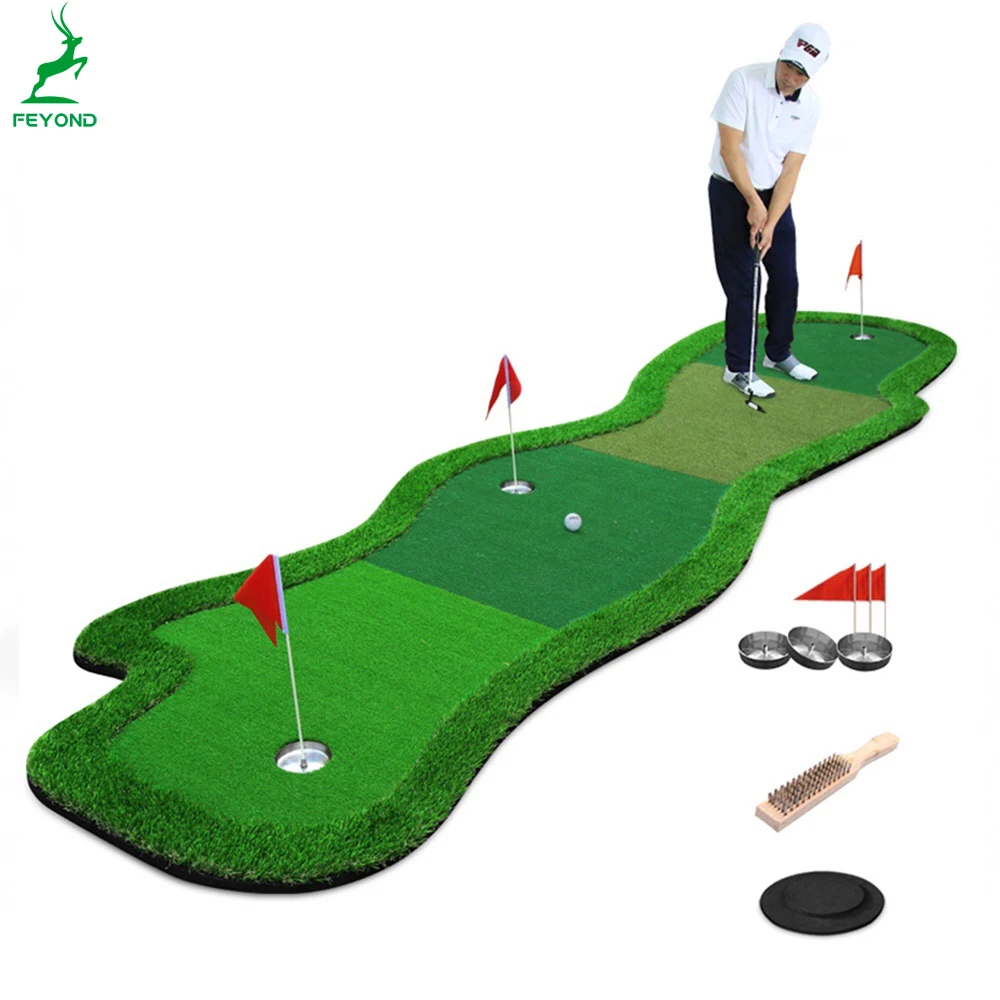 

New Design 4X1m Durable Professional Golf Training Mat Golf Putting Green Turf Golf Putting Green, Red,black, blue,etc