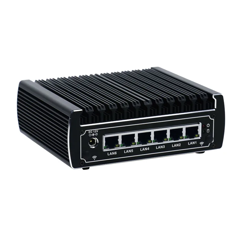 

Iwill Industrial Pfsense firewall VPN x86 3865U barebone mini pc with 6 Gigabit lan for network server